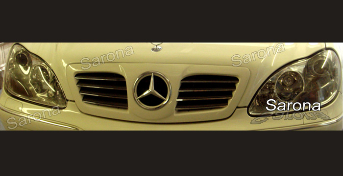 Custom Mercedes S Class  Sedan Grill (2003 - 2006) - $399.00 (Manufacturer Sarona, Part #MB-012-GR)